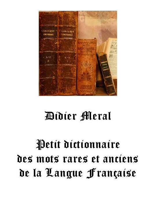 Petit Dictionnaire Des Mots Rares Er Anciens De La Langue